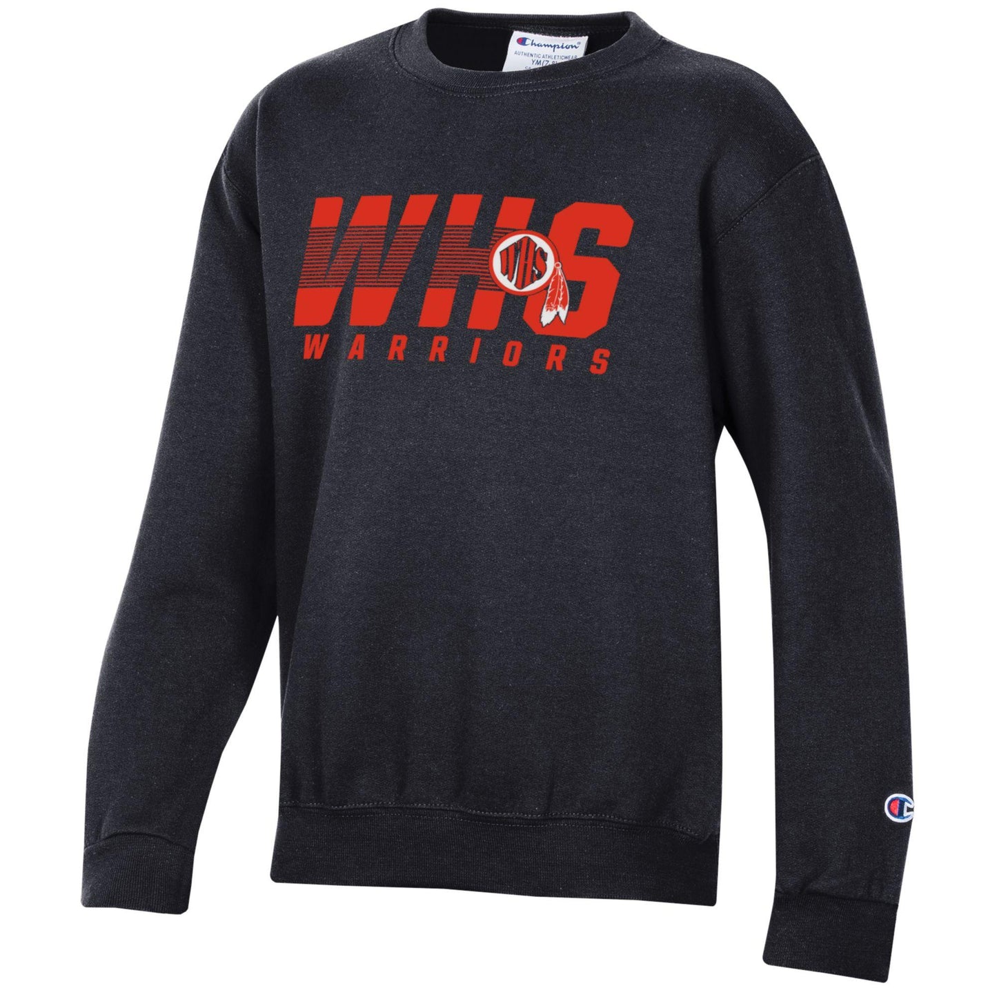 Champion Youth Crew Sweatshirt - Black