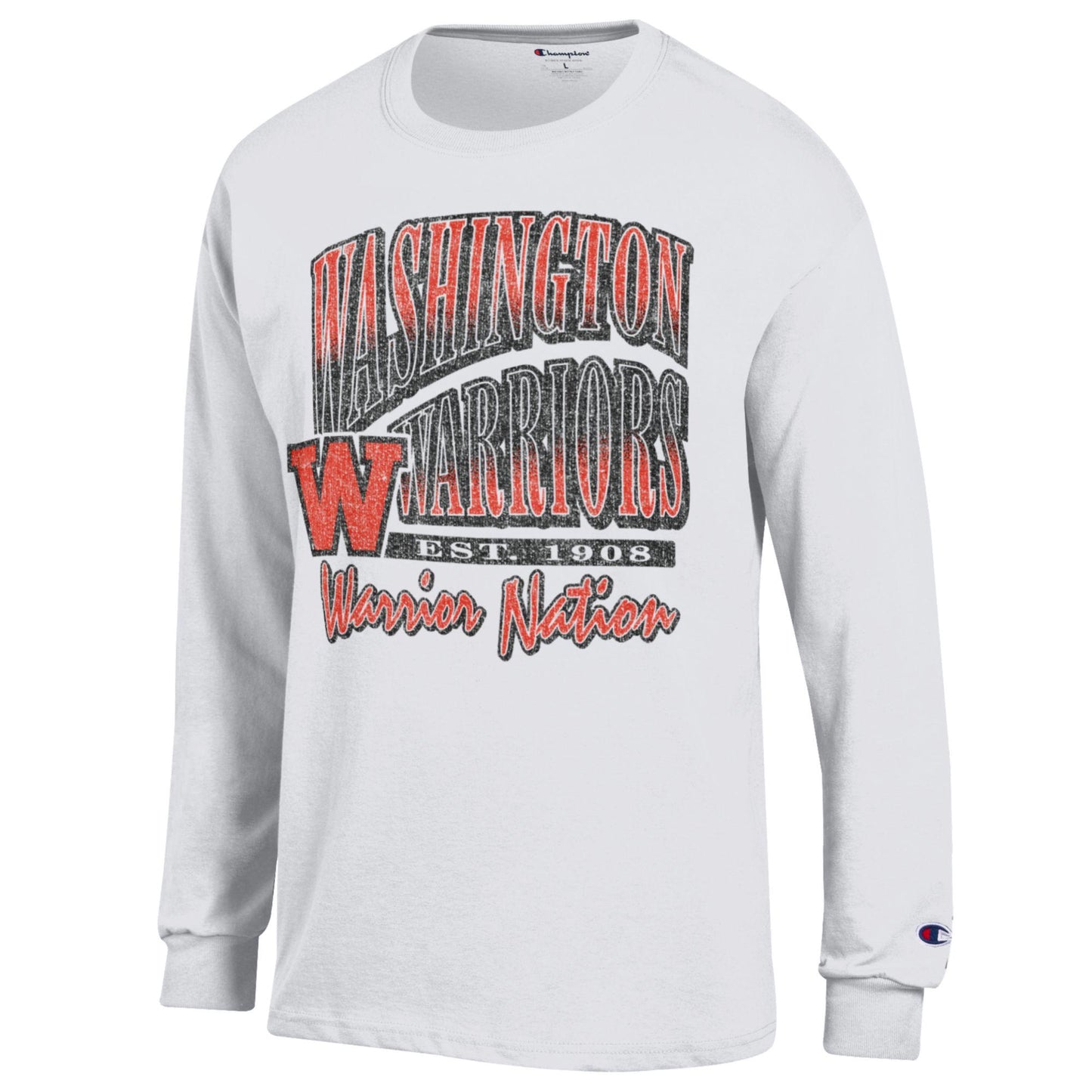 Champion Long Sleeve Tee - White