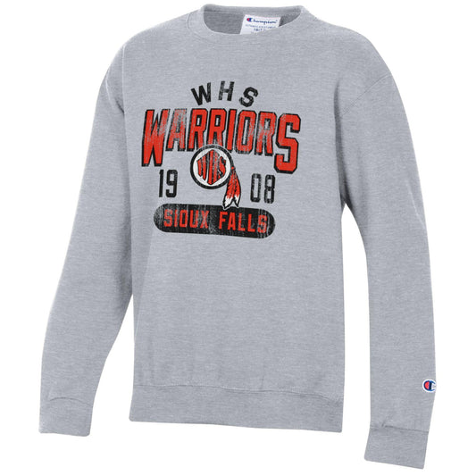 Champion Youth Crew Sweatshirt - Gray