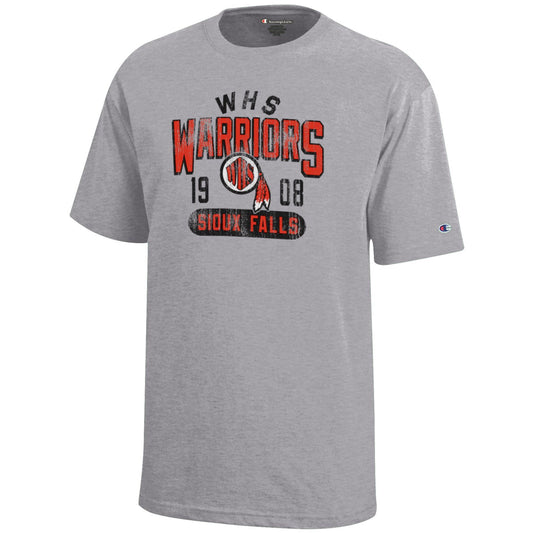 Champion Youth Short Sleeve Tee - Gray
