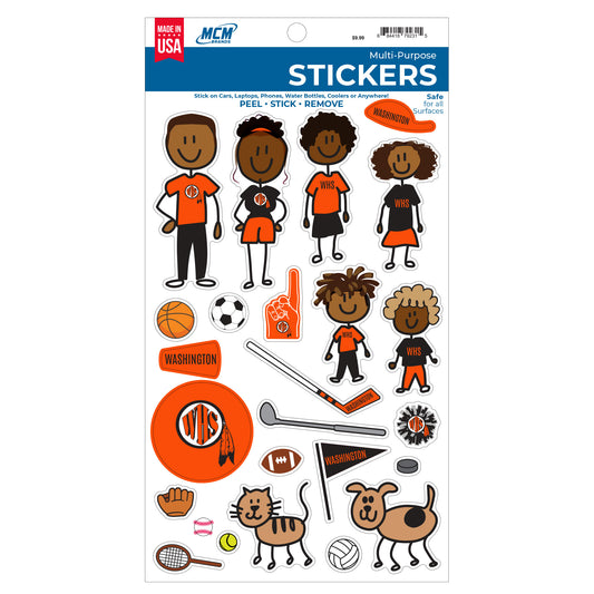 WHS Vinyl Large Family Sticker Set #1