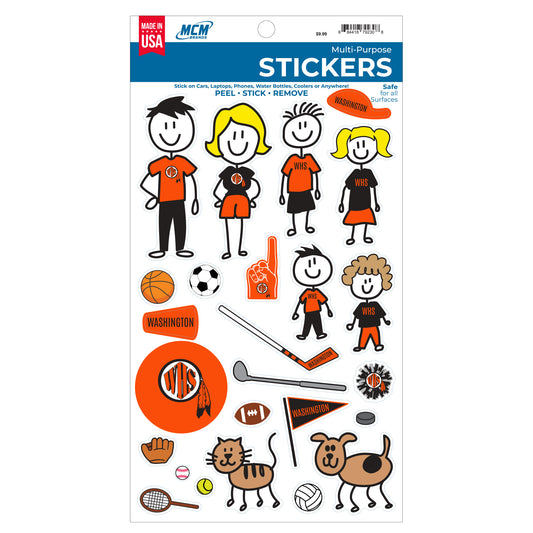 WHS Vinyl Large Family Sticker Set #2