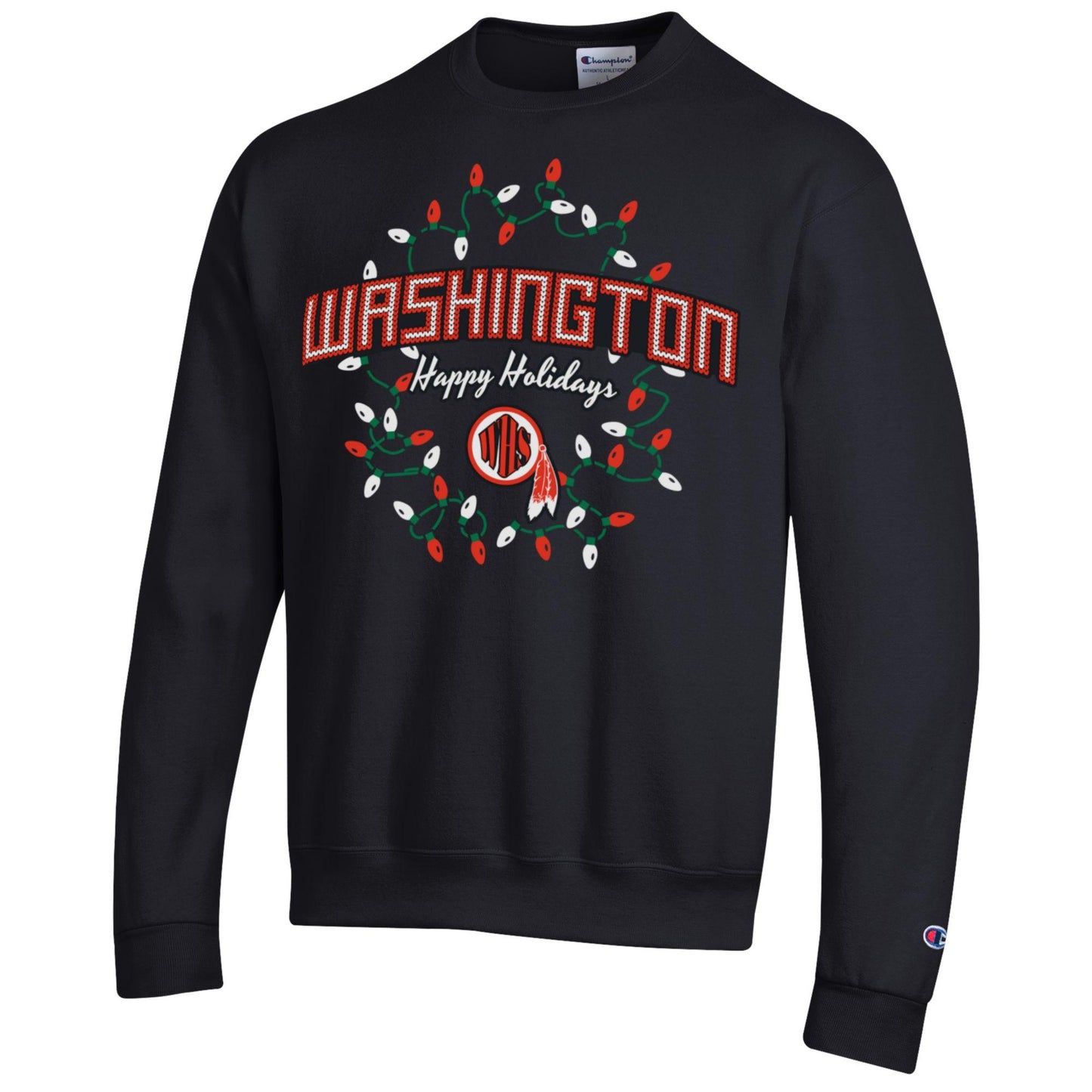 Champion Crew Sweatshirt - Happy Holidays