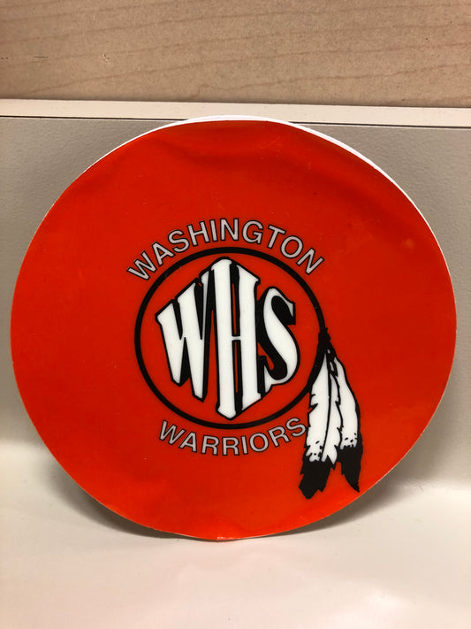 WHS Window Cling - Orange Circle